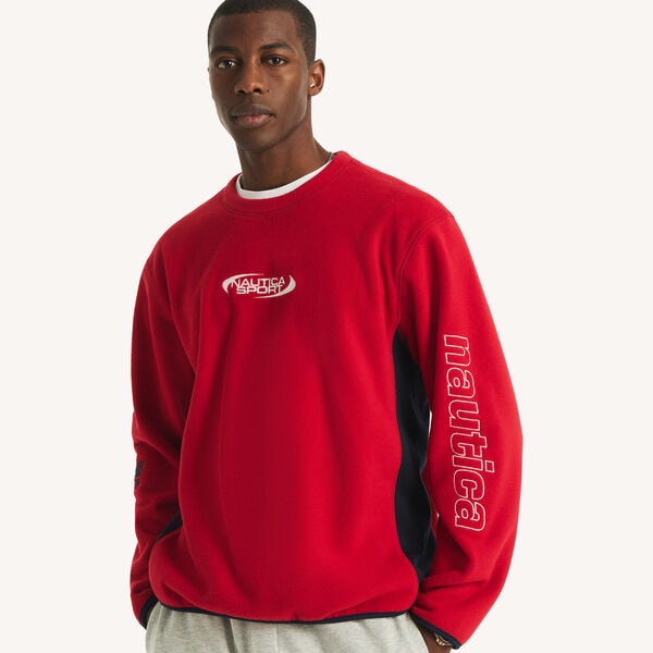  Nautex Embroidered Fleece Crewneck