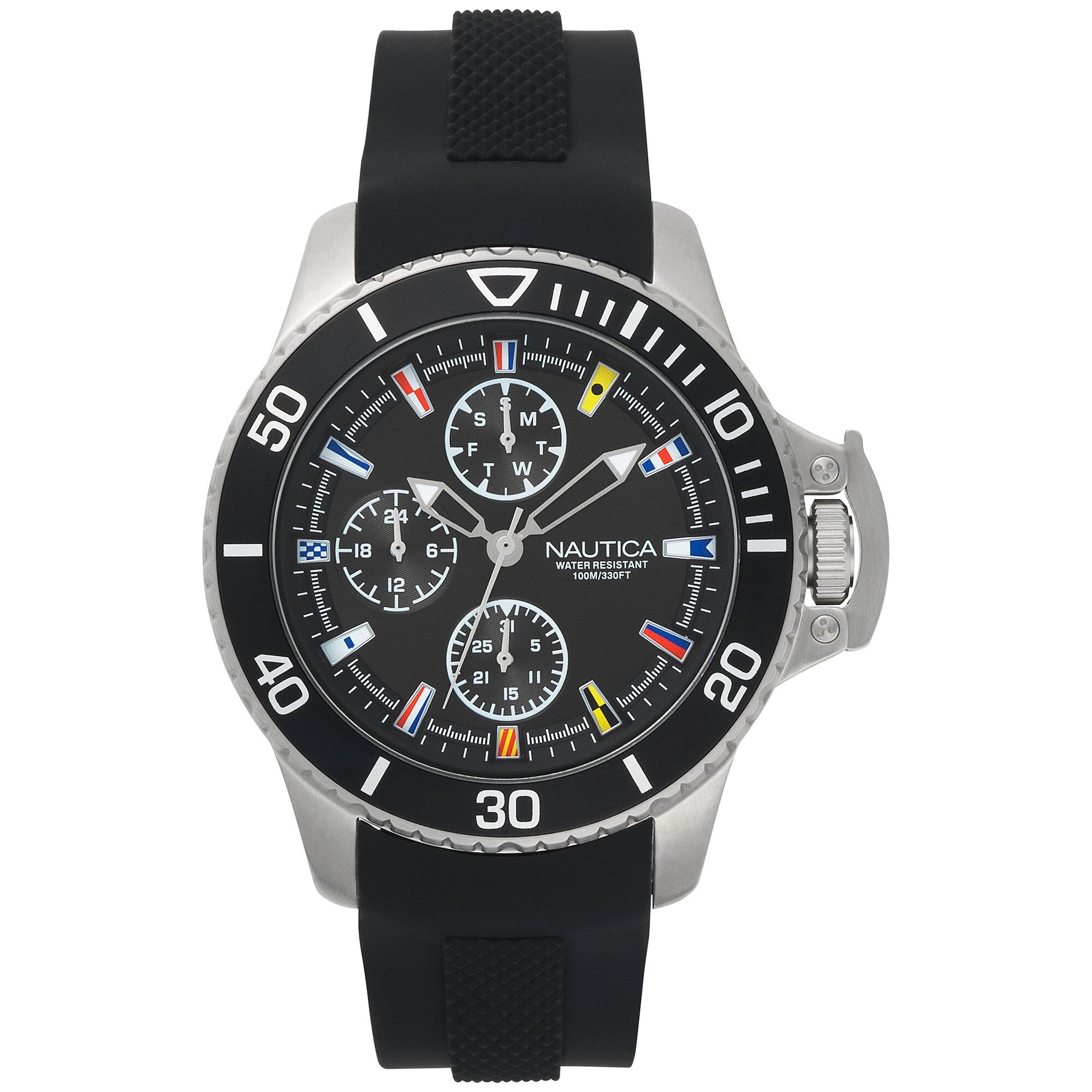 Bayside Multifunction Watch - Black,Multi,large