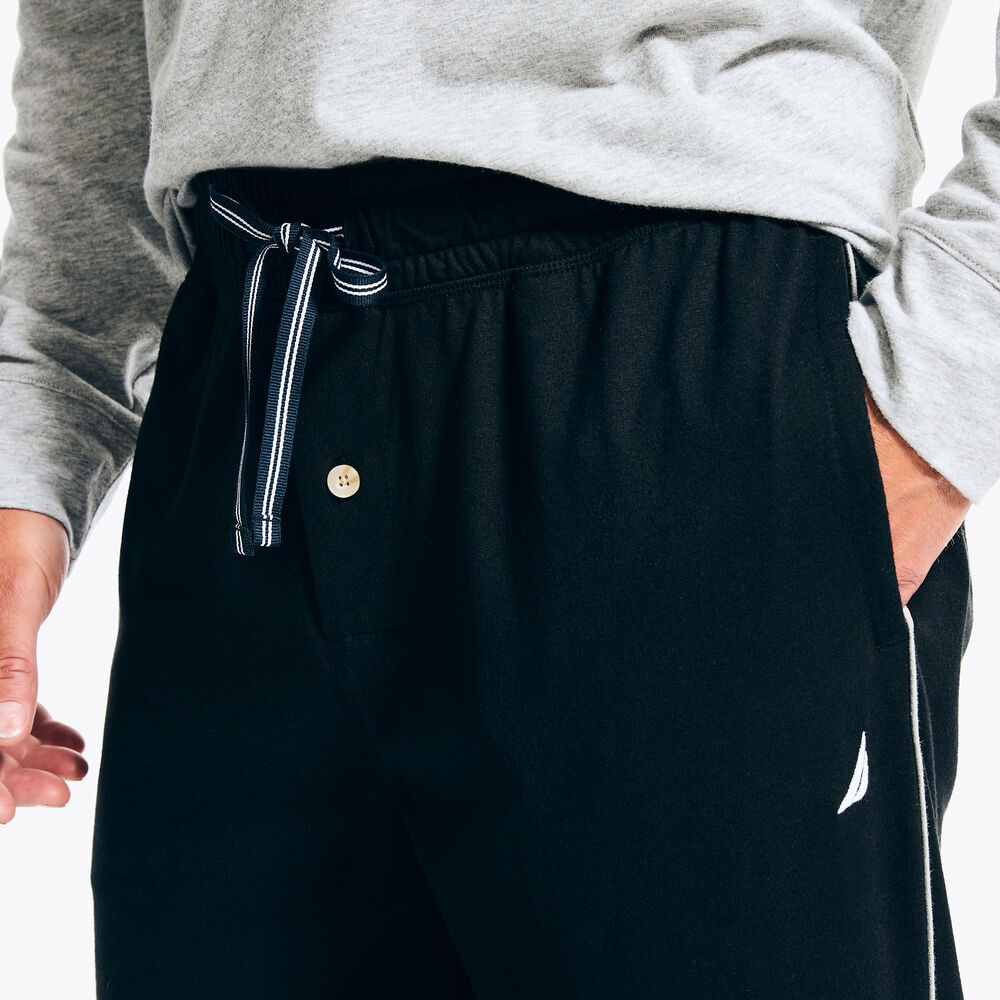 Side-Stripe Sleep Pant,True Black,large