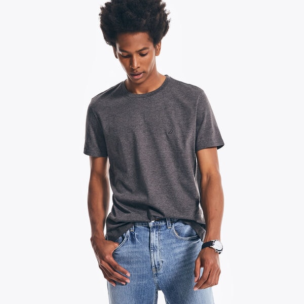 Heather Crewneck Deck T-Shirt