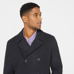 WATER REPELLENT PEACOAT,Pale Blue,large