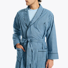 Plaid Woven Robe,Aquasplash,large