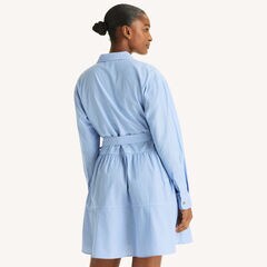Striped Dress,Bolt Blue,large