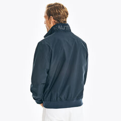 LIGHTWEIGHT RAINBREAKER BOMBER JACKET,Navy,large