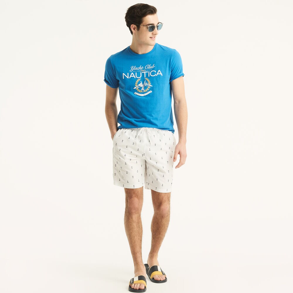 Yacht Club Graphic T-Shirt,Bright Cobalt,large