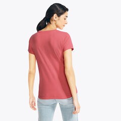 SUSTAINABLY CRAFTED WAVES GRAPHIC T-SHIRT,Desert Rose,large