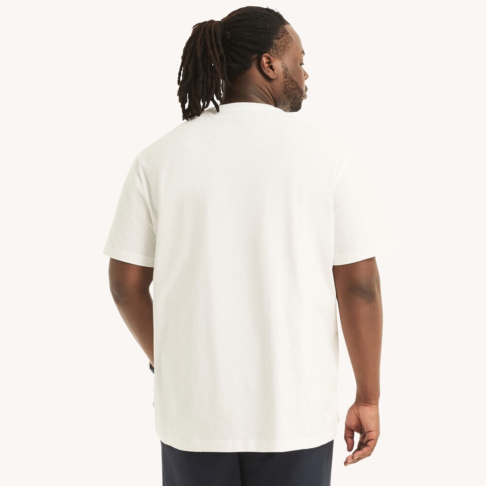 Big & Tall Sustainably Crafted Nautica Heritage Graphic T-Shirt,Bright White,large