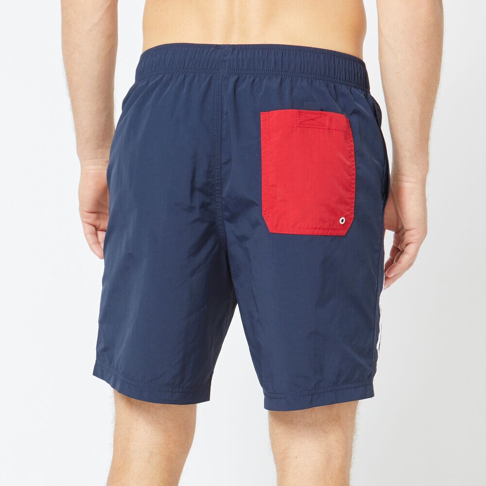 8" RACER STRIPE QUICK-DRY SWIM,Navy,large