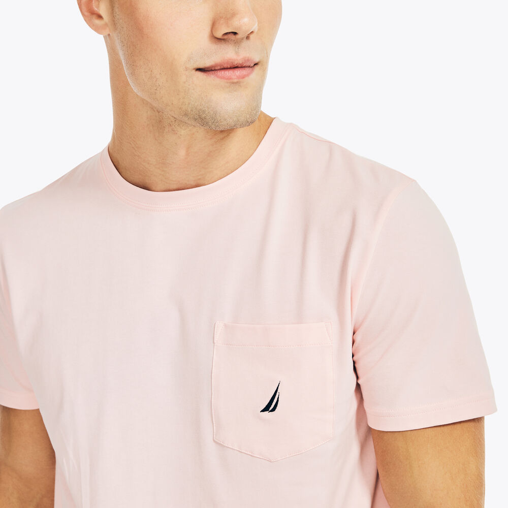 CLASSIC FIT POCKET T-SHIRT,Buoy Red,large