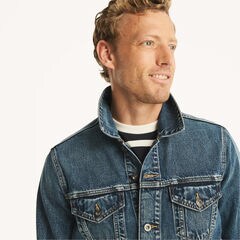 Denim Jacket,Bone,large