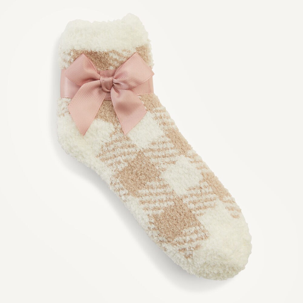 Fuzzy Crew Socks, 3-Pack,Multi,large