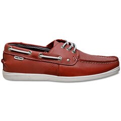 Hyannis Boat Shoes,Nautica Red/Orange,large