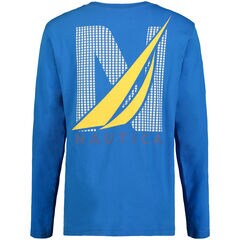 Toddler Boys' Vintage Boat Graphic Long-Sleeve T-Shirt (2T-4T),Chrome Blue,large