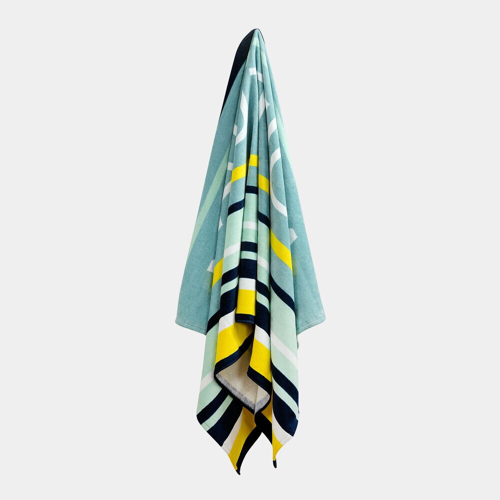 STRIPE BEACH TOWEL,Marigold,large