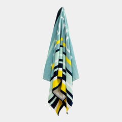 STRIPE BEACH TOWEL,Marigold,large
