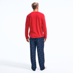 MEN'S NAUTICA FAMILY PAJAMA SET,Sapphire/Pitch Yellow,large
