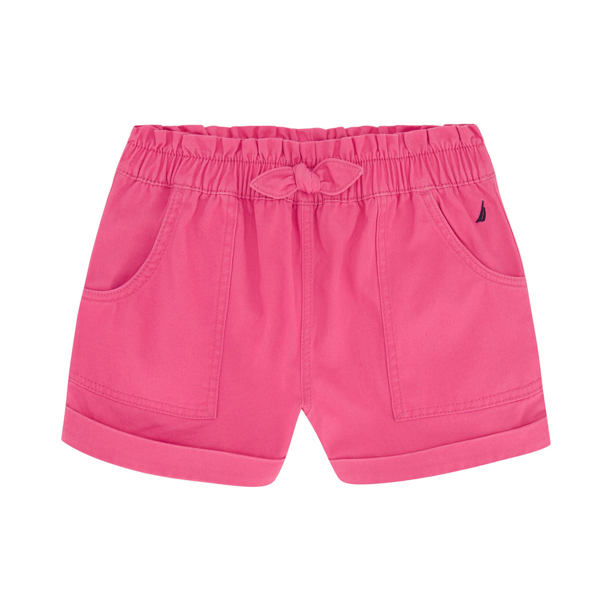 Girls' Paperbag Waist Short (7-16),Rogue Red,large