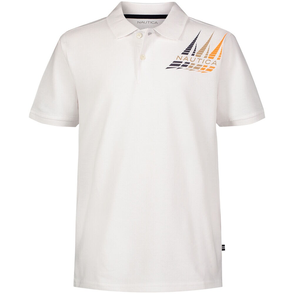 Boys' brand icon Logo Polo (8-20),Antique White Wash,large