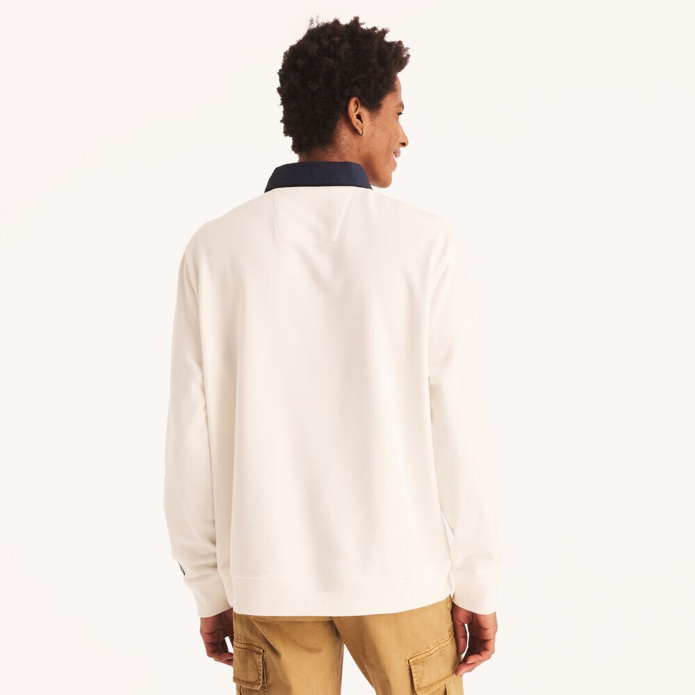 Polo Sweatshirt,Sail White,large