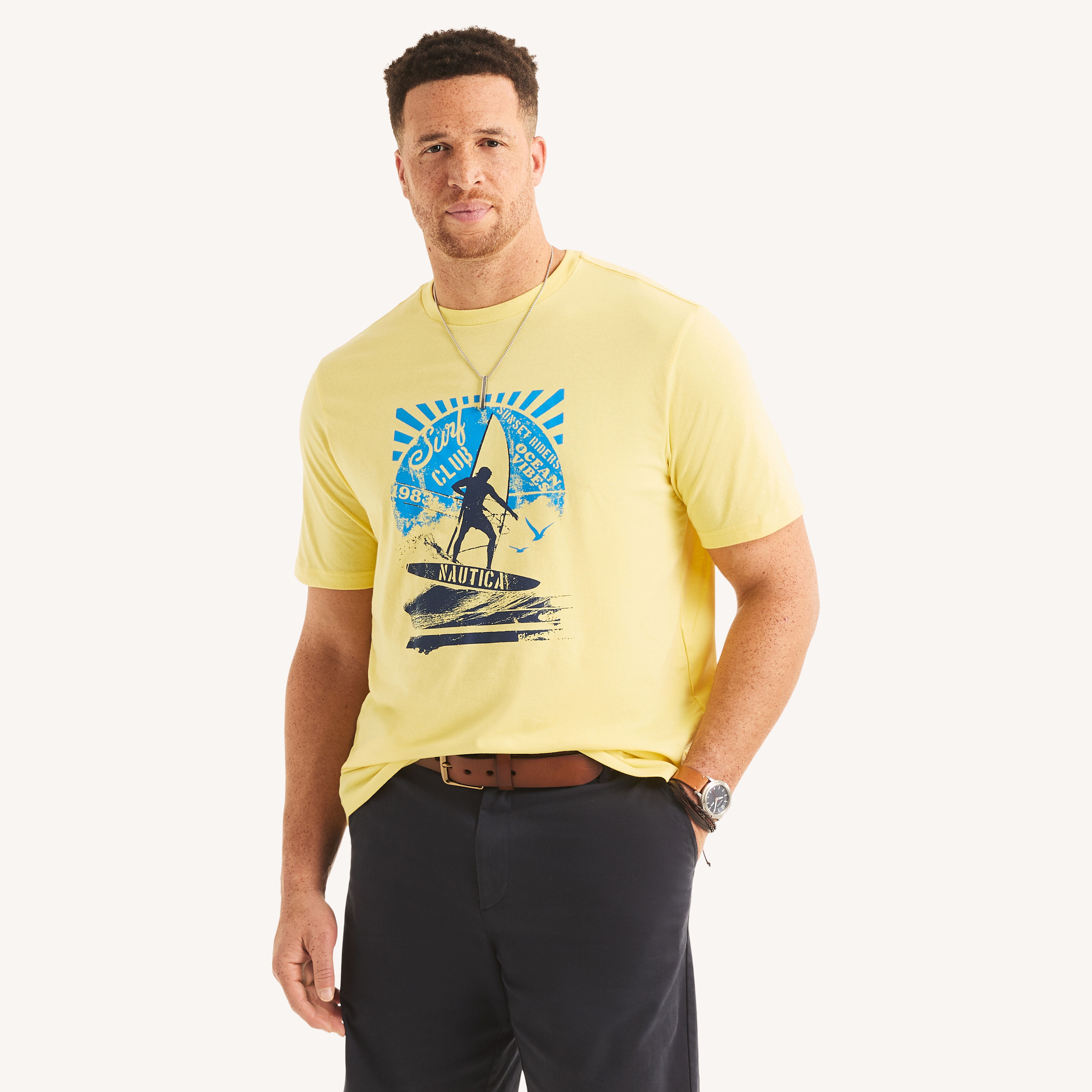 Big & Tall Windsurfers Graphic T-Shirt | Nautica