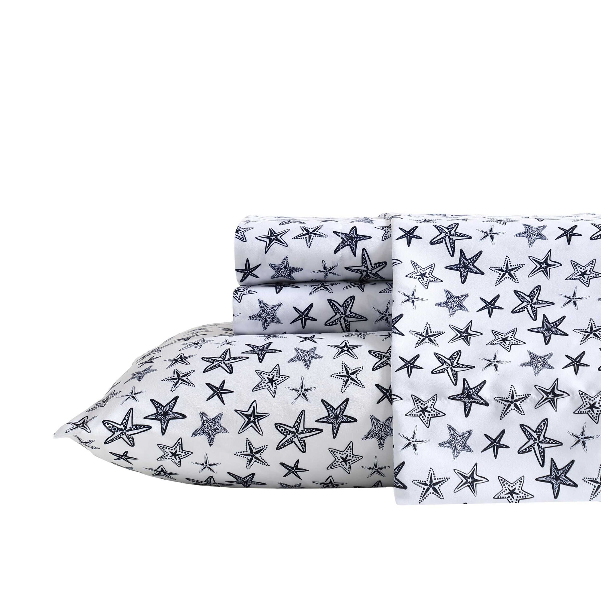 Saltwater Stars Blue Twin Xl Sheet Set (00199165076767 Home) photo