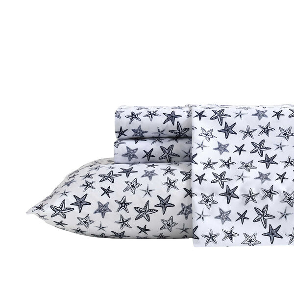 Saltwater Stars Blue Twin XL Sheet Set