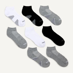 Athletic Low Cut Socks, 8-Pack,Atlantic Dark,large