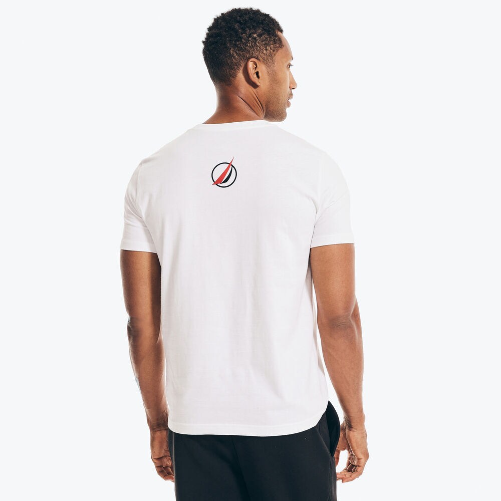 MARITIME 83 GRAPHIC T-SHIRT,Bright White,large