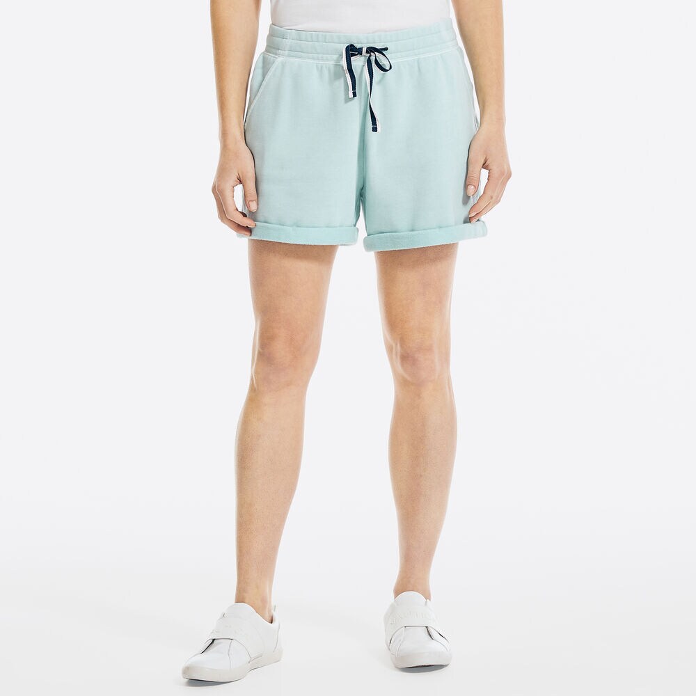 4" KNIT SHORT,Aqua Splash,large