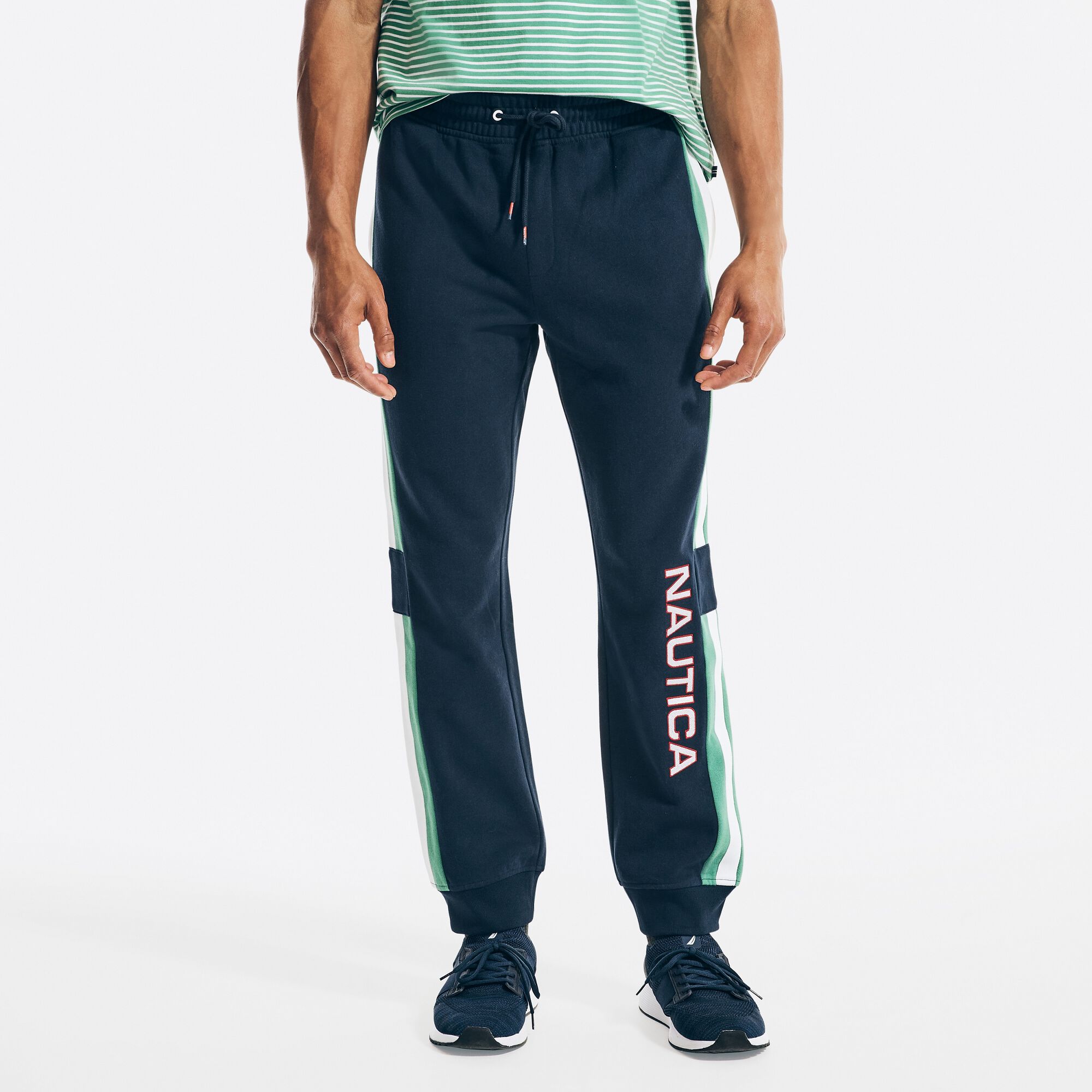 REISSUE SIDE-STRIPE LOGO JOGGER,Navy,large