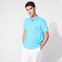 CLASSIC FIT PERFORMANCE POLO,Aqua Sky,large
