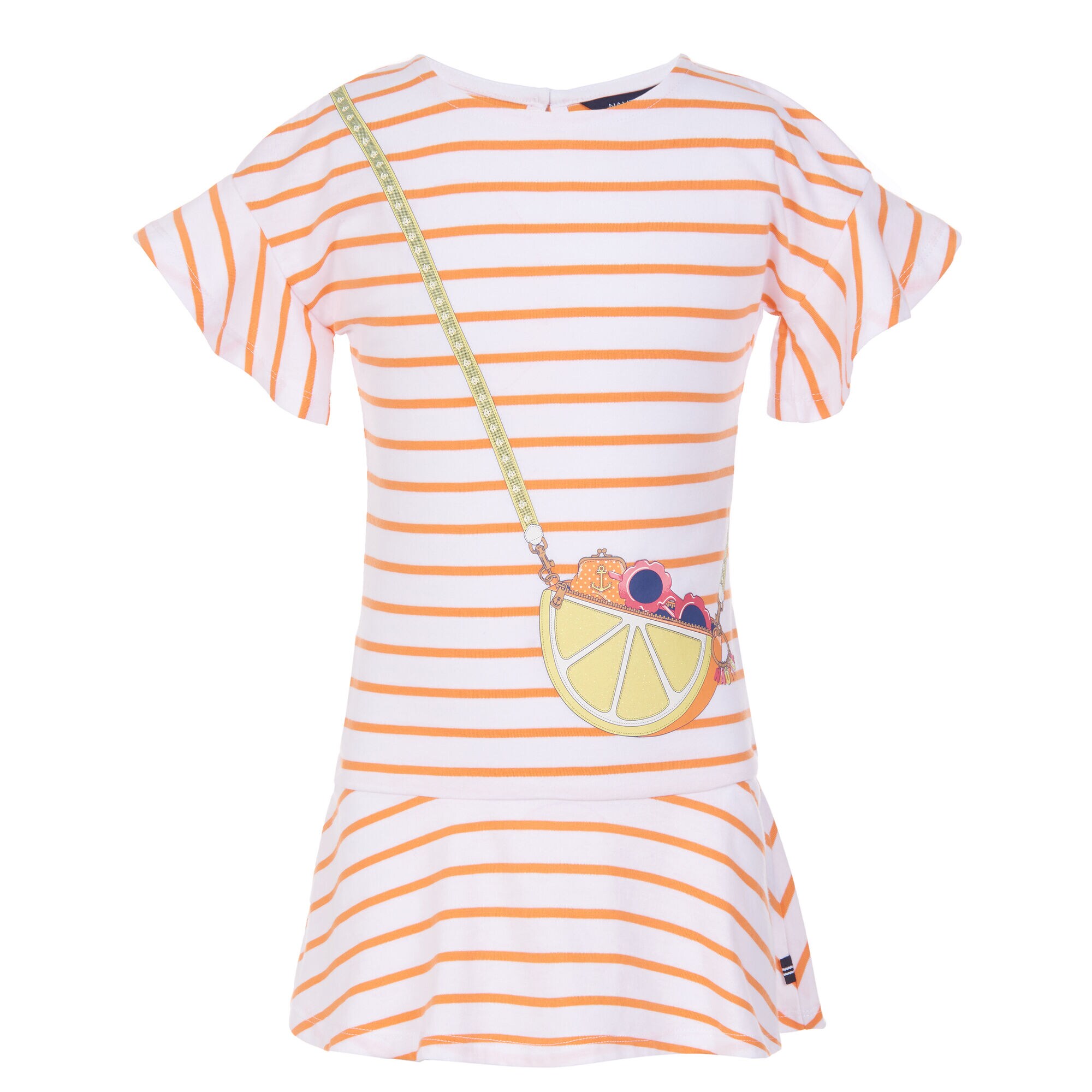 TODDLER GIRLS' PRINTED PURSE T-SHIRT DRESS (2T-4T),Life Vest Wintl,large
