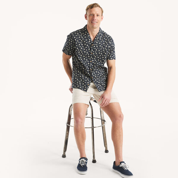 JAWS x Nautica Printed Short-Sleeve Camp Shirt