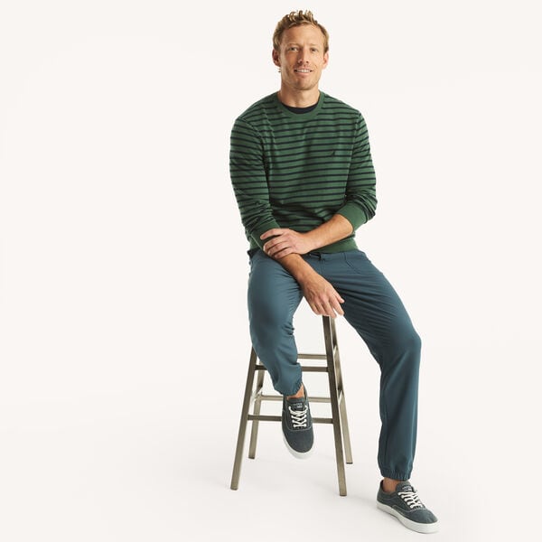 Navtech Striped Crewneck Sweater