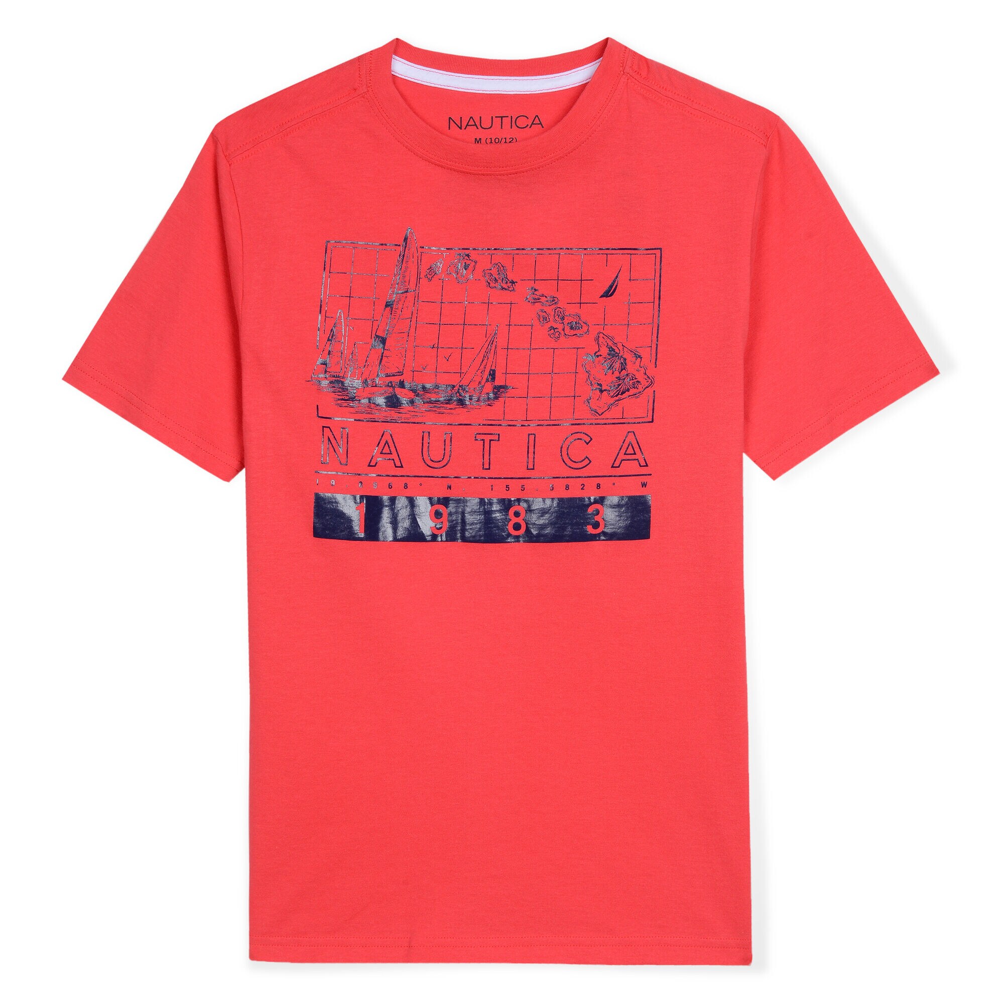 Little Boys' Foster Graphic T-Shirt (4-7),Camellia Rose,large