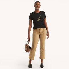 Studded Graphic T-Shirt,True Black,large