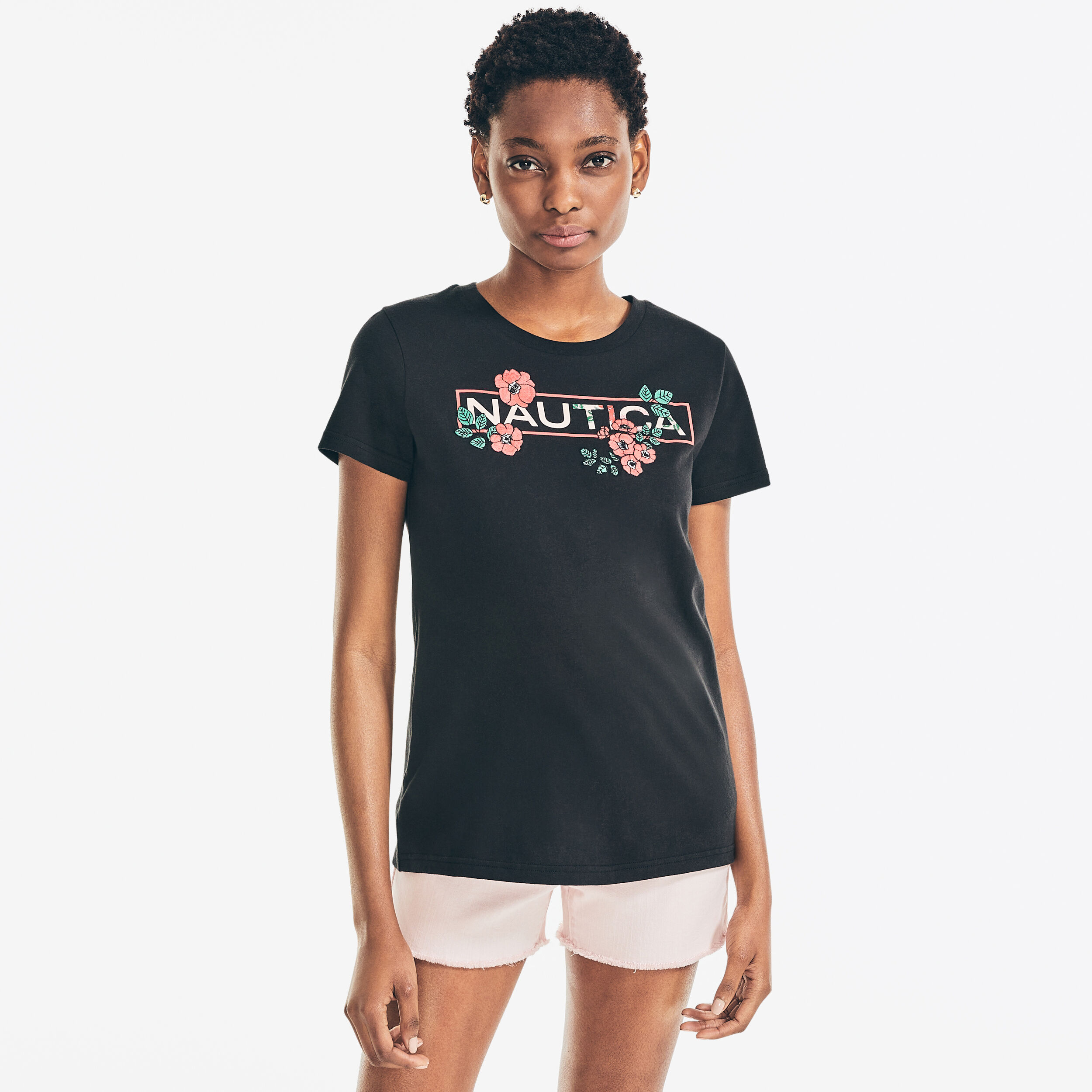 FLORAL LOGO GRAPHIC T-SHIRT | Nautica