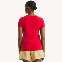 Sailing Club Foil Graphic T-Shirt,Tomales Red,large