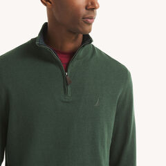 Navtech Quarter-Zip Sweater,Galley Green,large