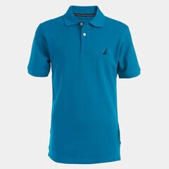 TODDLER BOYS' BRAND ICON ANCHOR POLO (2T-4T),Dark Pine,large