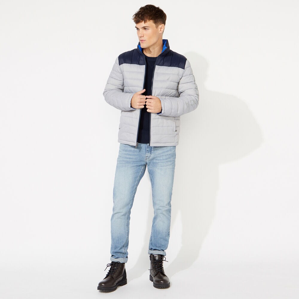 LIGHTWEIGHT TEMPASPHERE REVERSIBLE JACKET,Grey Alloy,large