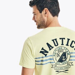 ROWING TEAM GRAPHIC T-SHIRT,Sunshine,large