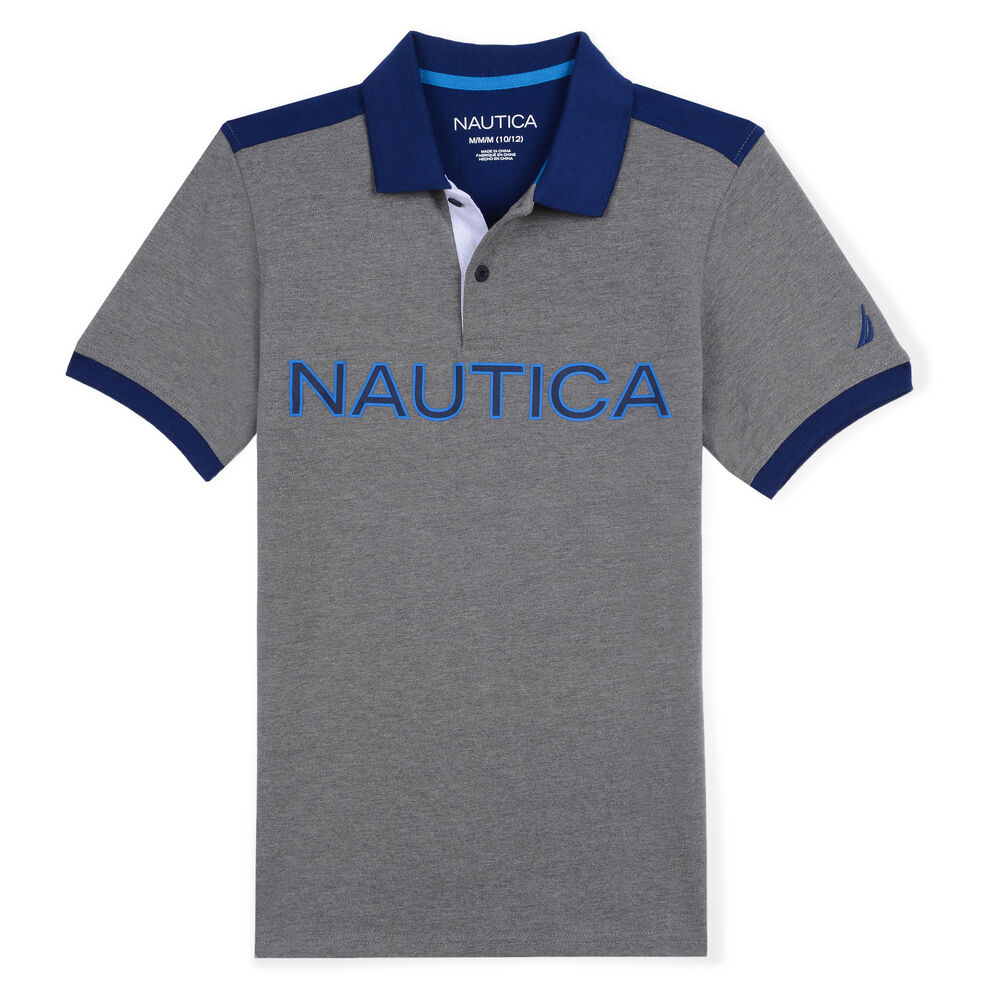 Boys' Plank Heritage Polo,Grey Heather,large