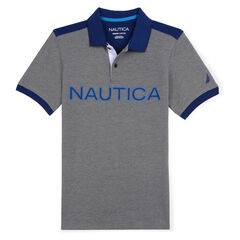 Boys' Plank Heritage Polo,Grey Heather,large