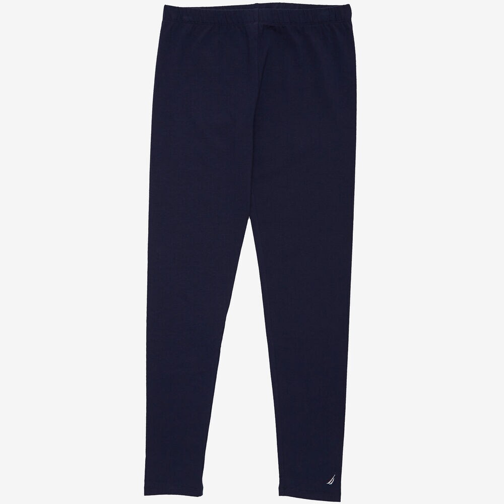 Little Girls' Solid Leggings (2T-7),Navy,large
