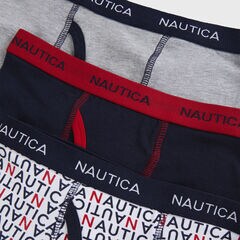 BOYS’ BOXER BRIEFS, 3-PACK,Navy,large