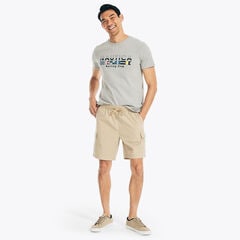 SUSTAINABLY CRAFTED SAILING CLUB GRAPHIC T-SHIRT,Grey Heather,large