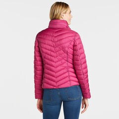 Reversible Packable Puffer Jacket,Magenta,large