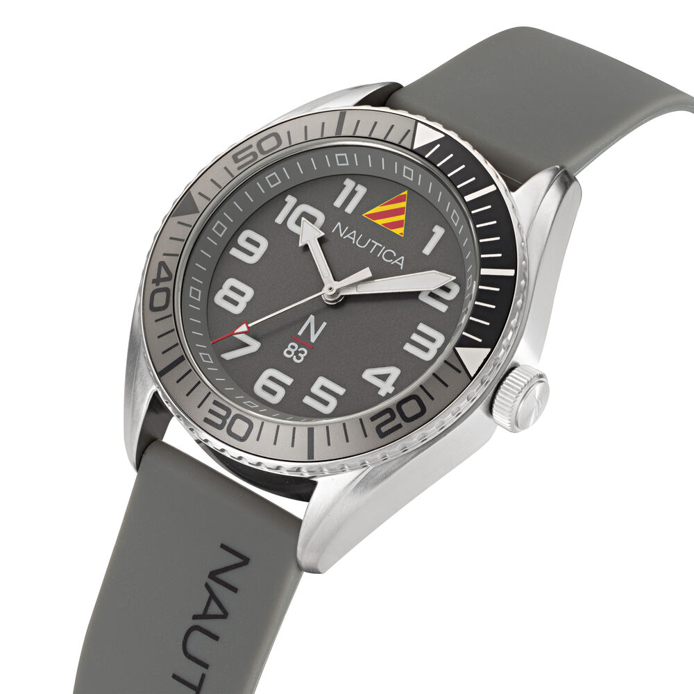 FINN WORLD SILICONE 3-HAND WATCH,Multi,large