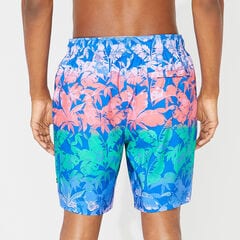8" PERFORMANCE TROPICAL PRINT SWIM,Lapis,large